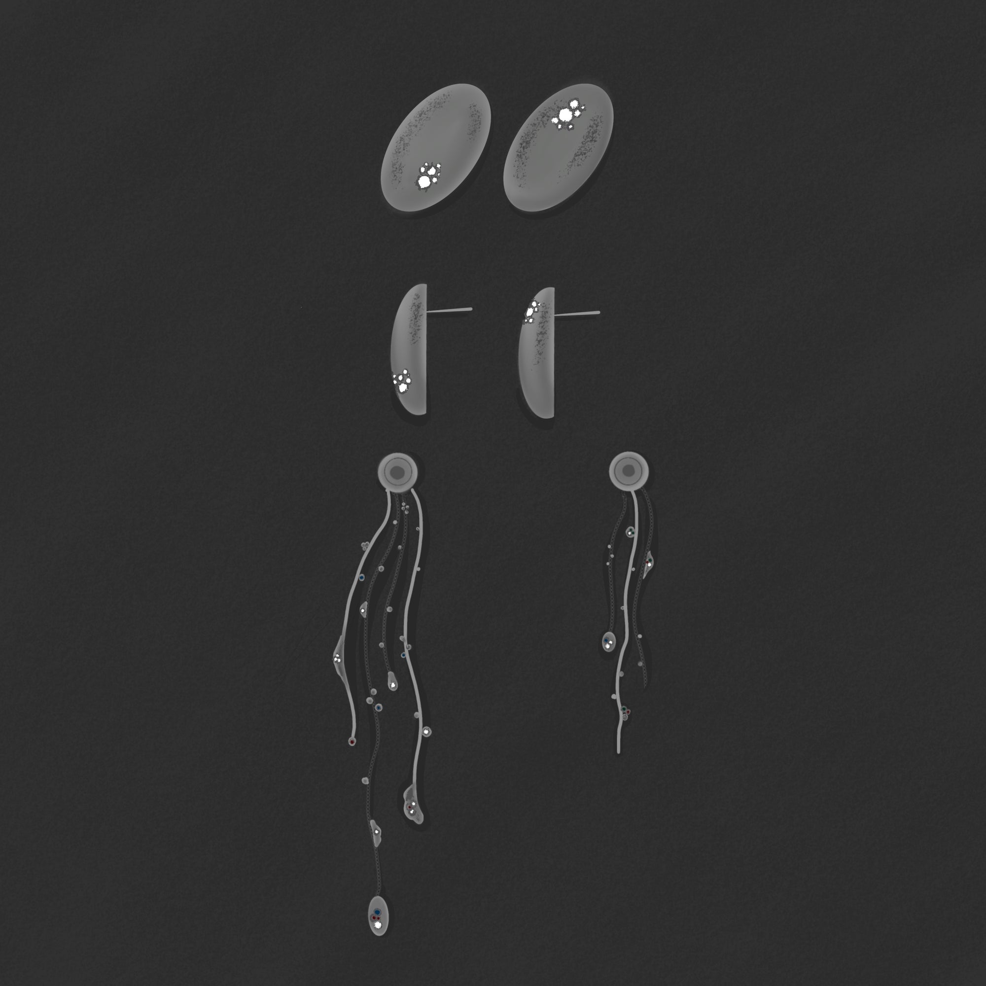 Nephron Transform Multi-Wear Earrings