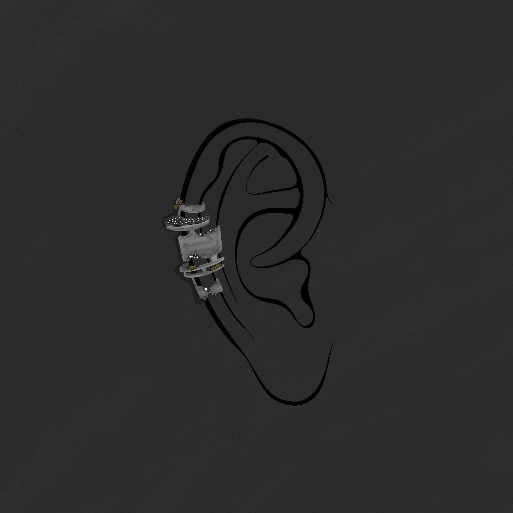 Fig.5 — endoplasmic-reticulum ear cuff